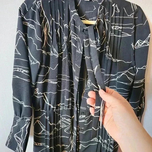 ♥Topshop button down dress with adjustable waist strings - Picture 8 of 12